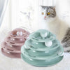 3/4 Levels Cat Toy Tower Tracks Cat Toys Interactive Cat Intelligence