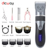 Pet Clipper Electric Pet Hair Trimmer Shaver Rechargeable Pet Dog Cat Low-Noise Hair Clipper Grooming Shaver Cut Machine Set