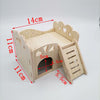 Hamster Swing SeesawSmall Nest Solid Wood Small House Hamster Sleeping