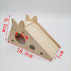 Hamster Swing SeesawSmall Nest Solid Wood Small House Hamster Sleeping