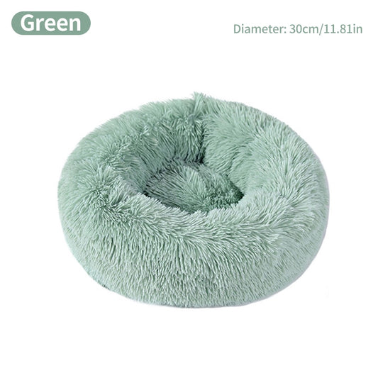 Doghouse Cat Kennel Size Cat Bed Family Round Plush Carpet Sofa Comfortable Pet Bed Donut Dog Bed Top text: Product parameters